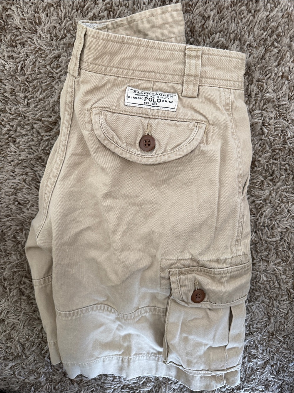 Polo by Ralph Lauren Men's Beige/Tan Cargo Pants